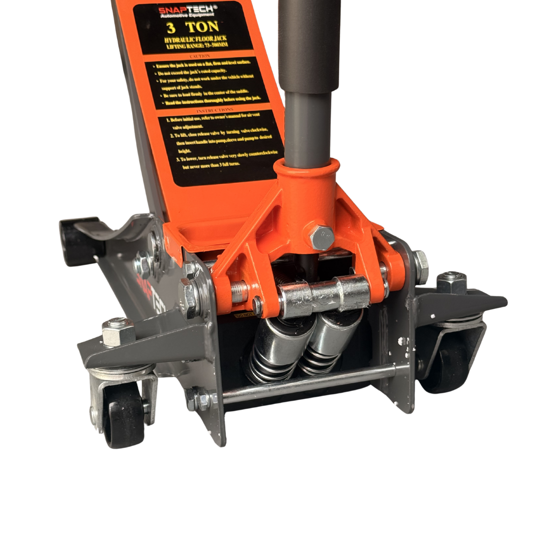 Snaptech 3 Ton Trolley Jack + Trestles