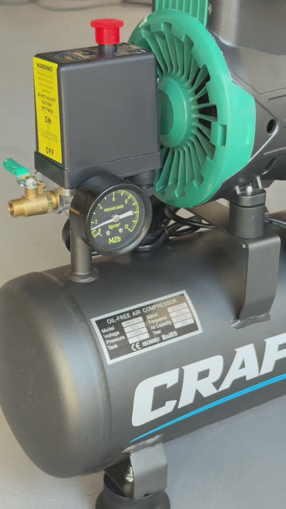15L - 8 Bar Portable CraftAir Compressor 220V